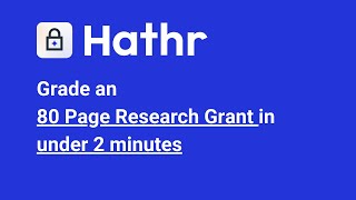 Streamline NSF Grant Evaluations with Hathr.AI: AI Compliance & Proposal Review Tool