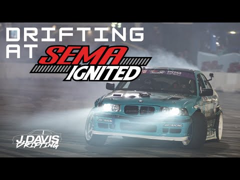 Drifting my Formula Drift E36 at The Sema Ignited Show
