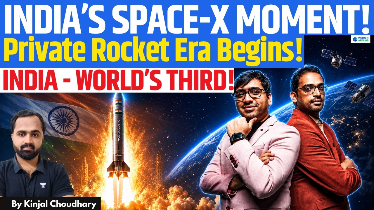 India's Private Space Revolution Begins - Skyroot Vikram-1 Makes History! SpaceX Moment! Kinjal