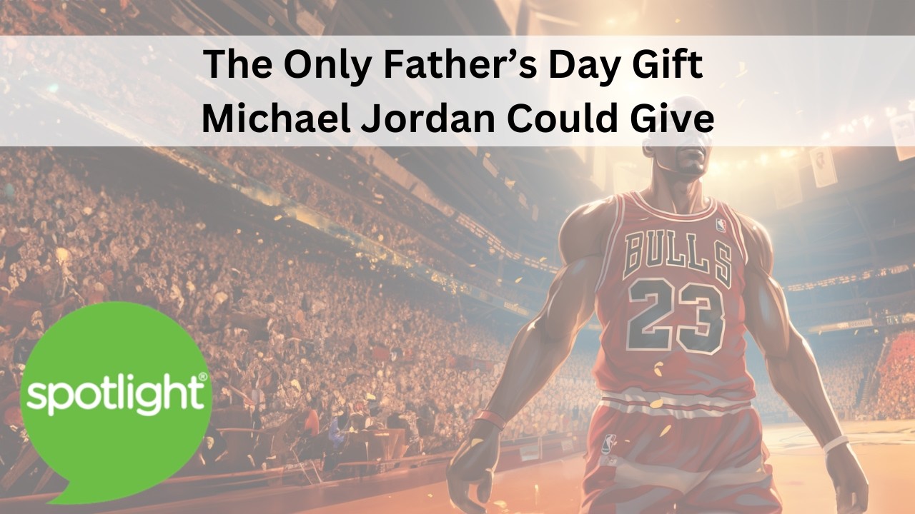 The Only Father's Day Gift Michael Jordan Could Give | practice English with Spotlight