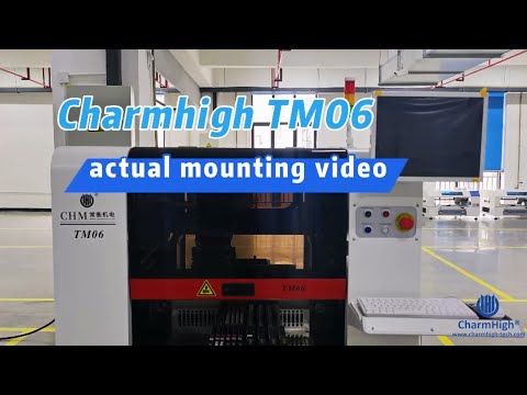6 Heads SMT Pick and Place Machine TM06 actual mounting