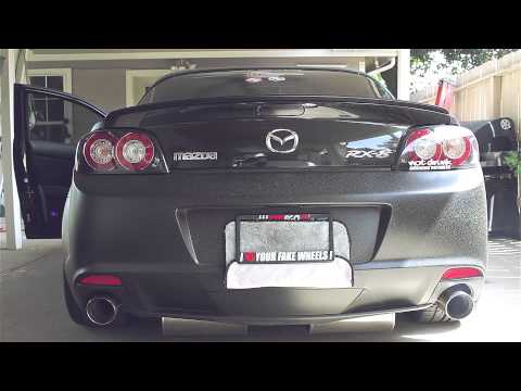 2009 Mazda Rx8: Agency Powered mid pipe & Greddy catback