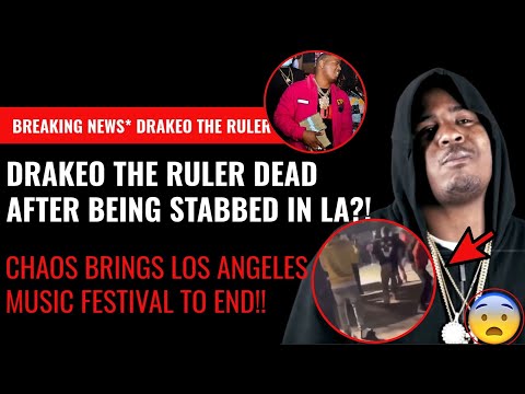 Drakeo The Ruler  Dead | Stabbed at LA Music Festival!!