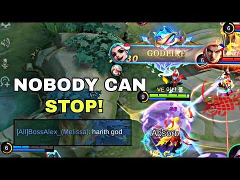 HARITH ONE SHOT BUILD😱🔥 | NO DEATH | HARITH  JUNGLE GAMEPLAY | SOLO RANK - MLBB