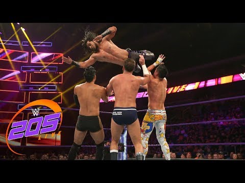 Mustafa Ali vs. TJP vs. Hideo Itami vs. Drew Gulak: WWE 205 Live, July 24, 2018