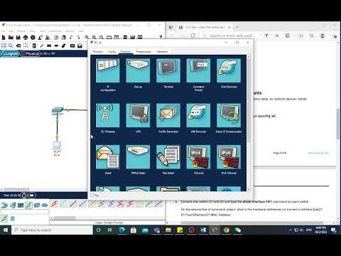 7.3.7 Lab – View the Switch MAC Address Table
