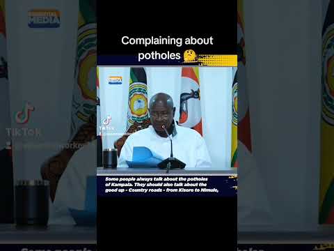 To those complaining about the Kampala potholes #museveni #muhoozikainerugaba #bobiwine #uganda