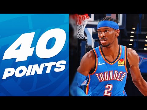 Shai Gilgeous-Alexander Leads Thunder's Comeback in 40-POINT Performance! ???? | April 9, 2024