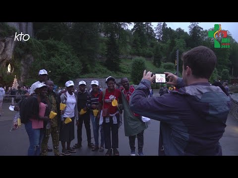 Découverte de Lourdes pour les jeunes du Bénin, en route vers Lisbonne !