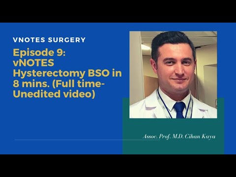 vNOTES Hysterectomy BSO