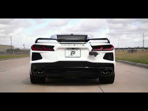 AWE C8 Corvette Touring Exhaust Sound Clips & Install - Phastek