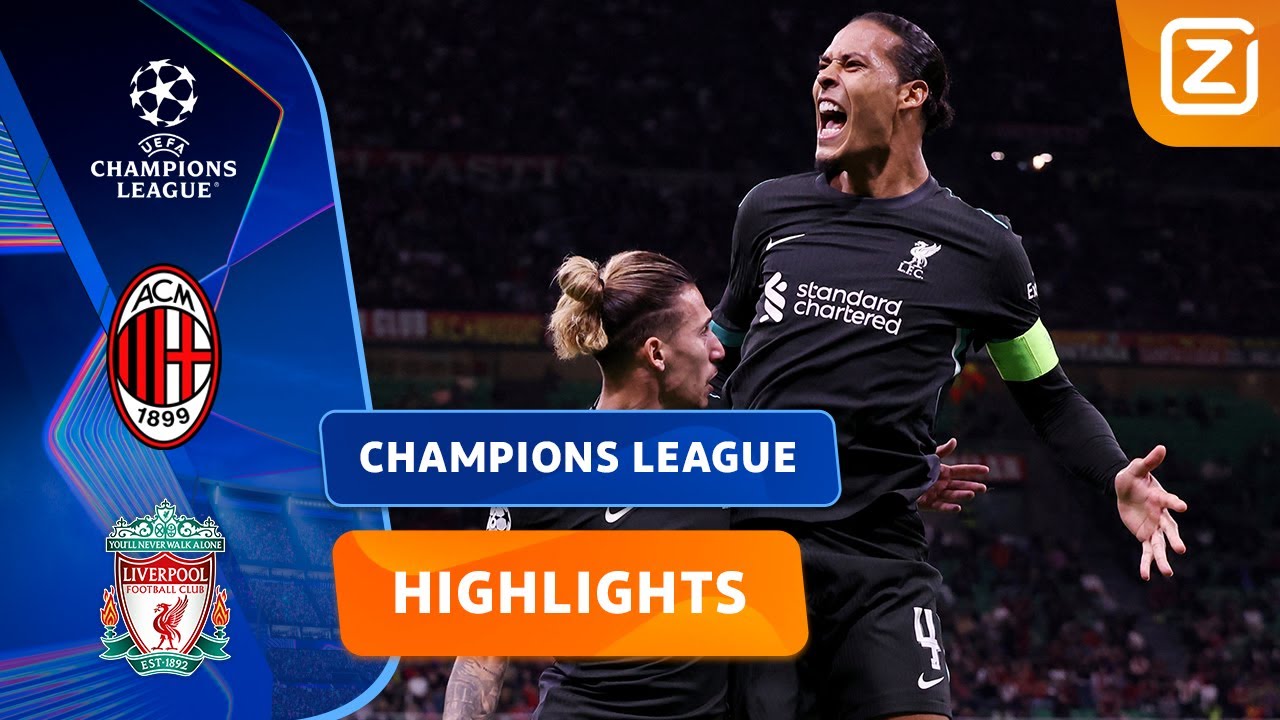 VAN DIJK SCOORT MET EEN SNOEIHARDE KOPBAL!😍🥵 | AC Milan - Liverpool | Champions League 2024/25