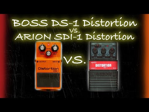 Comparison #15: Boss DS-1 Distortion vs. Arion SDI-1 Distortion