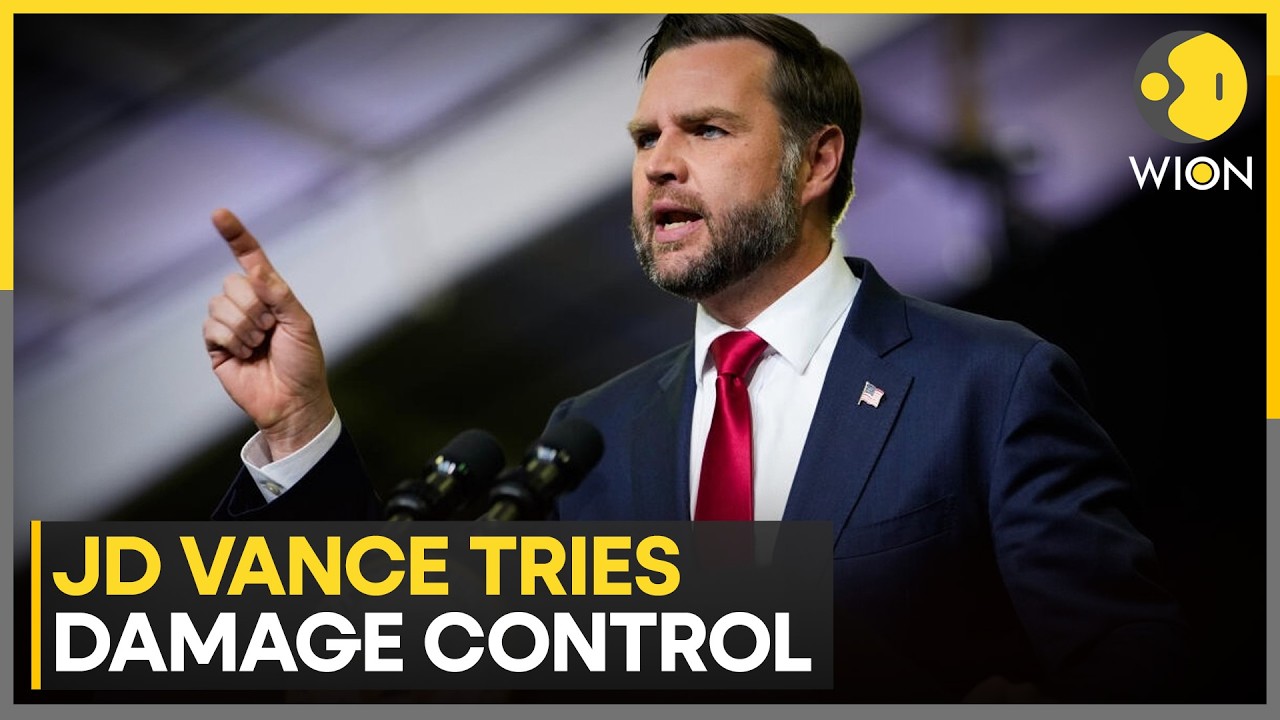 US Vice President JD Vance Clarifies 'Indentured Labour' Remark | WION News