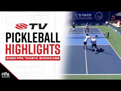 Leaping Over Tyson McGuffin Pickleball Highlight - 2021 PPA Takeya Showcase Men's Doubles