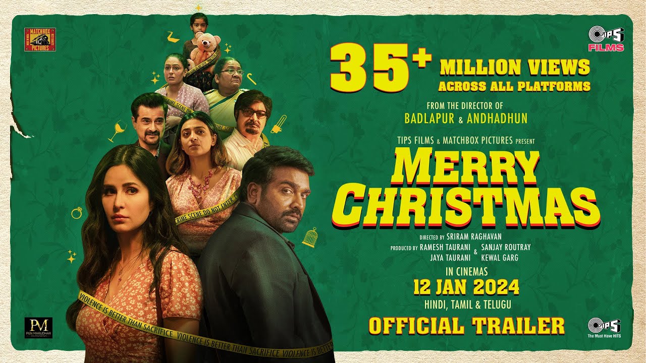 'Merry Christmas' Trailer OUT Katrina Kaif, Vijay Sethupathi Thriller Hits Theaters Jan 12, 2024