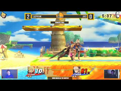 The Monthly | SJ|Spirunk (Cloud) vs Juice (CorrinF) - Winners Final - Super Smash Bros. for Wii U