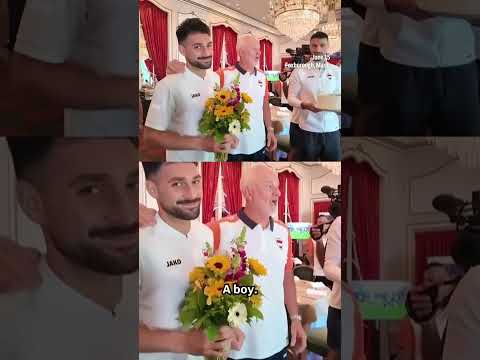 Iraq World Cup squad celebrate birth of defender Frans Putros' newborn