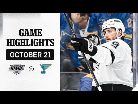 HIGHLIGHTS: LA Kings at St Louis Blues | NHL Regular Season