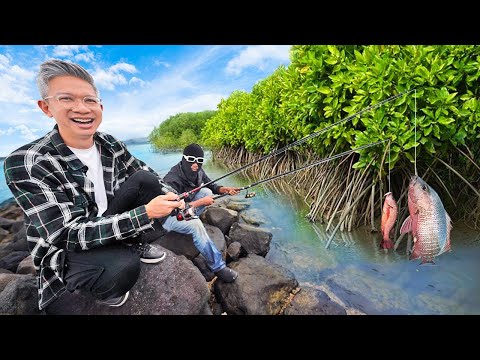 FISHING WITH BANDITS IN THE MANGROVE FOREST!!