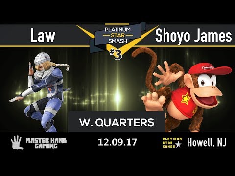 Platinum Star Smash 3 - Law (Sheik) vs. Shoyo James (Diddy Kong) - Winner's Quarters