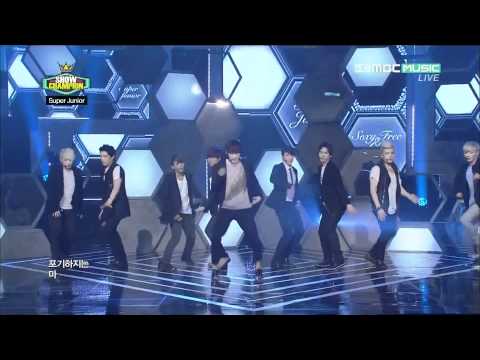 [Full HD] 120710 Super Junior Comeback Stage - Sexy, Free & Single