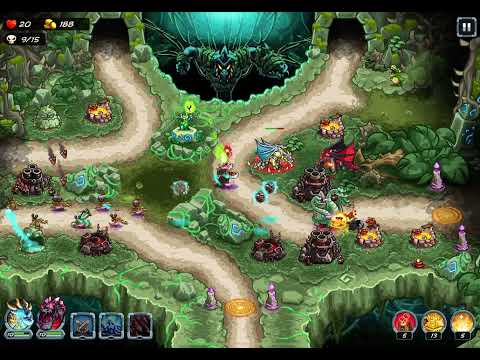 Kingdom Rush 5 Alliance Stage 22 - Starving Hollow Walkthrough (No commentary)