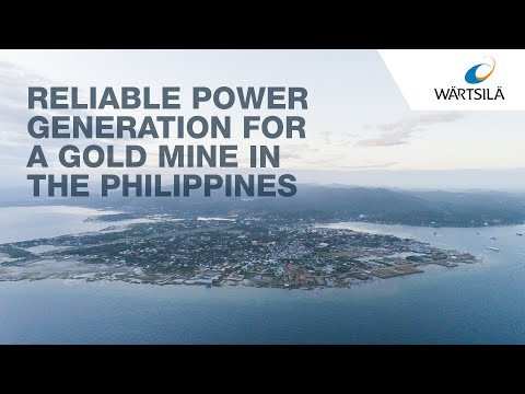 Reliable power generation for a gold mine in the Philippines | Wärtsilä