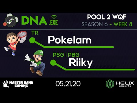 DNA.EXE S6:W8 - PSG | PBG | Riiky (Cloud, Luigi) Vs. TR | Pokelam (Villager) - Pool 2 WQF