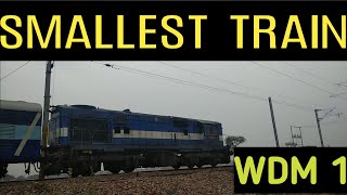preview picture of video 'Smallest train in delhi to rewari section'