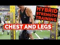 WEEK 3 DAY 2: CHEST AND LEGS HYBRID WORKOUT | HEAVY WEIGHTED DIPS | 5/3/1/1/1 METHOD FOR STRENGTH