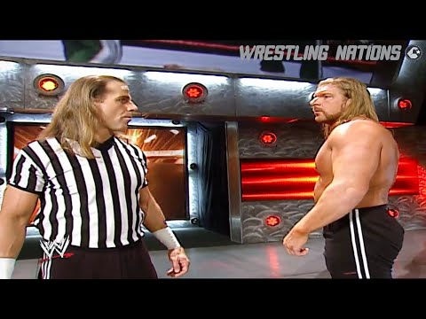 John Cena vs Spirit Squad as Triple H Referee