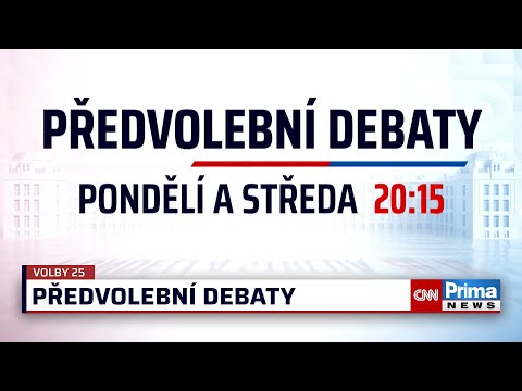VOLBY 2025: Sledujte předvolební debaty na CNN Prima NEWS! Klíčová témata každé pondělí a středu