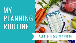 preview picture of video 'Planner Routine Part 2: Meal Planning and Grocery Lists'