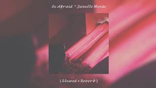 So Afraid ~ Janelle Monáe ( Slowed + Reverb )