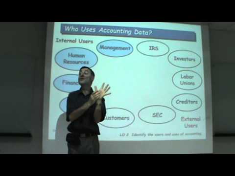 Principles of Accounting Lecture 01a