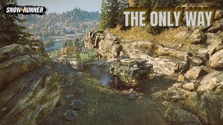 SNOWRUNNER: The Only Way Mission in Washington | Zikz 612H Offroad Beast