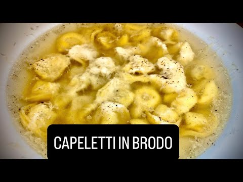 CAPELETTI IN BRODO. THE GREAT CLASSIC FOR THE COLD!