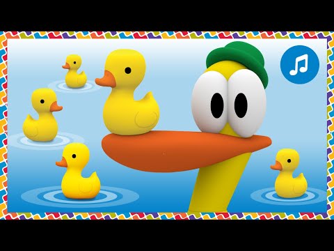 🦆 CANCIONES INFANTILES de POCOYÓ 🦆 - 5 Patitos Salieron a Pasear | Caricaturas y dibujos animados