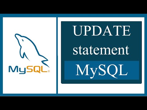 UPDATE Statement in MySQL