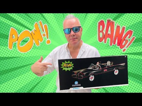 ¡BAM!!! - El nuevo Batimóvil de la serie de televisión McFarlane Multiverse - Unboxing y reseña.