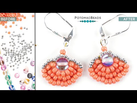 Under the Sea Earrings - DIY Jewelry Making Tutorial by PotomacBeads