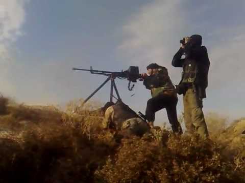 استهداف كتيبة الصواريخ في دير الزور بواسطة رشاش دوشكا من قبل كتيبة أهل بدر ولواء الأحواز