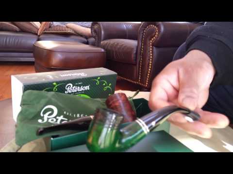 Unboxing Peterson 2016 St. Patrick's day pipe.