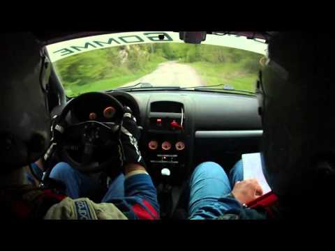 Cameracar Rally Taro Nazionale 2016 Darbusti-Darbusti Clio RS N3 - PS1 8°tempo assoluto