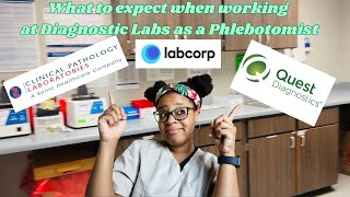 What to expect when working at Diagnostic Labs as a Phlebotomist