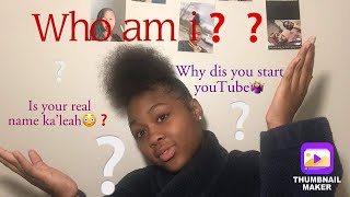 Who am I?/q&a