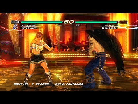 09 Julia Chan VS Devil Jin  - Tekken 6 ( Uchiha x24 ) Gameplay PS3