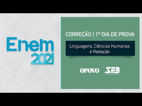 Gabarito Enem 2021 | AO VIVO | Dia 1 - Correção |  Linguagens, Ciências Humanas e Redação