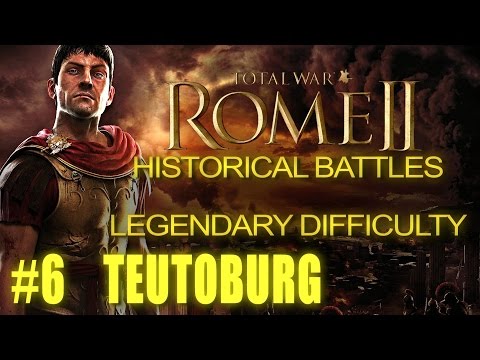AMBUSH OF TEUTOBURG FORREST - Legendary Difficulty - Historical Battle for Rome 2